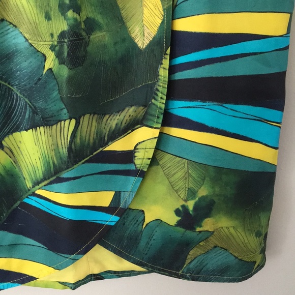 J. Crew crossover skirt in palm leaf - Picture 8 of 12